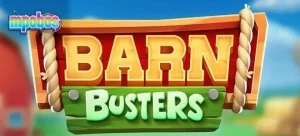 Tampilan visual karakter domba dan serigala dalam slot Barn Busters